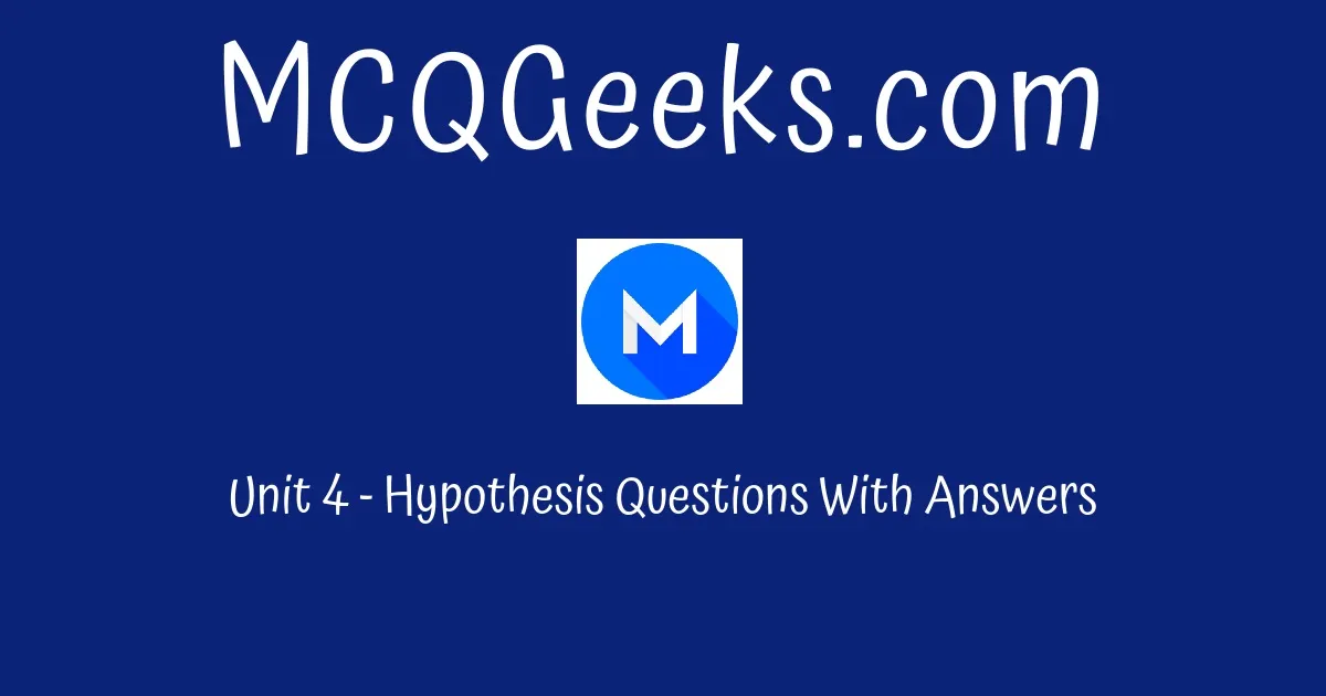 hypothesis biology quiz